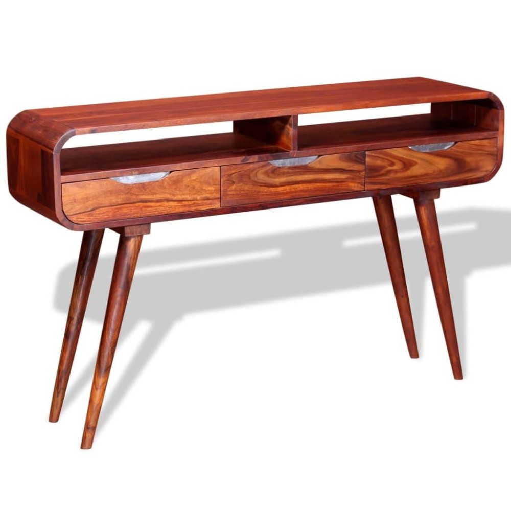 vidaXL Console Table Solid Sheesham Wood 47.2