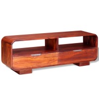 vidaXL TV Stand Solid Wood Sheesham 45.7