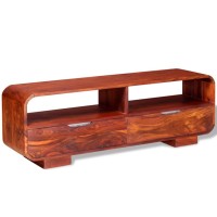 vidaXL TV Stand Solid Wood Sheesham 45.7