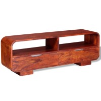 vidaXL TV Stand Solid Wood Sheesham 45.7