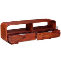 vidaXL TV Stand Solid Wood Sheesham 45.7