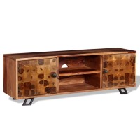 vidaXL TV Stand Solid Wood Sheesham 47.2