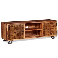 vidaXL TV Stand Solid Wood Sheesham 47.2