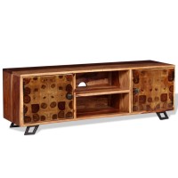 vidaXL TV Stand Solid Wood Sheesham 47.2