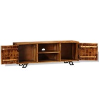 vidaXL TV Stand Solid Wood Sheesham 47.2