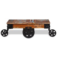 vidaXL Coffee Table Reclaimed Wood 35.4