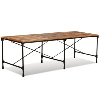 vidaXL Dining Table Solid Reclaimed Wood 94.5