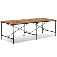 vidaXL Dining Table Solid Reclaimed Wood 94.5