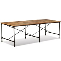 vidaXL Dining Table Solid Reclaimed Wood 94.5