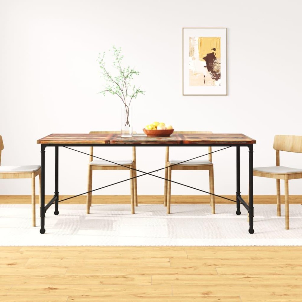 vidaXL Dining Table Solid Reclaimed Wood 70.9