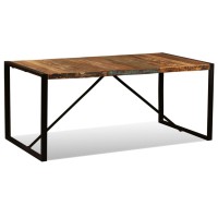 vidaXL Dining Table Solid Reclaimed Wood 70.9