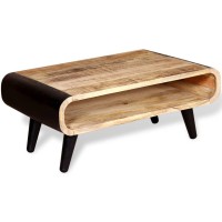 vidaXL Coffee Table Rough Mango Wood 35.4