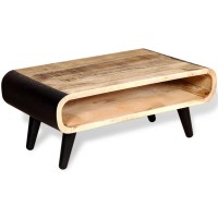 vidaXL Coffee Table Rough Mango Wood 35.4