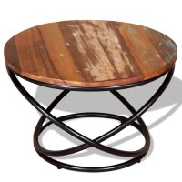 Vidaxl Coffee Table Solid Reclaimed Wood 23.6X23.6X15.7
