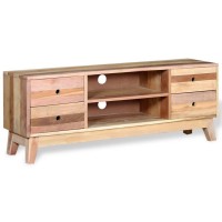 vidaXL TV Stand Solid Wood Reclaimed