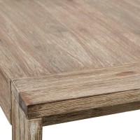 vidaXL Coffee Table Solid Brushed Acacia Wood 43.3