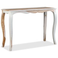 vidaXL Console Table Solid Sheesham Wood 43.3