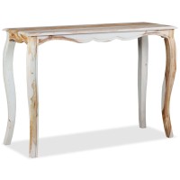 vidaXL Console Table Solid Sheesham Wood 43.3