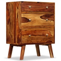 vidaXL Side Cabinet Solid Sheesham Wood 23.6