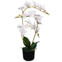 vidaXL Artificial Orchid Plant with Pot 25.6