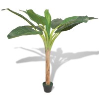 vidaXL Artificial Banana Tree Plant with Pot 59