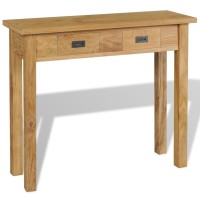 vidaXL Console Table Solid Teak 35.4