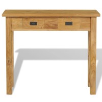 vidaXL Console Table Solid Teak 35.4