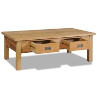 vidaXL Coffee Table Solid Teak 39.4