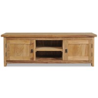 vidaXL TV Stand Solid Teak 47.2