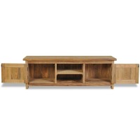 vidaXL TV Stand Solid Teak 47.2