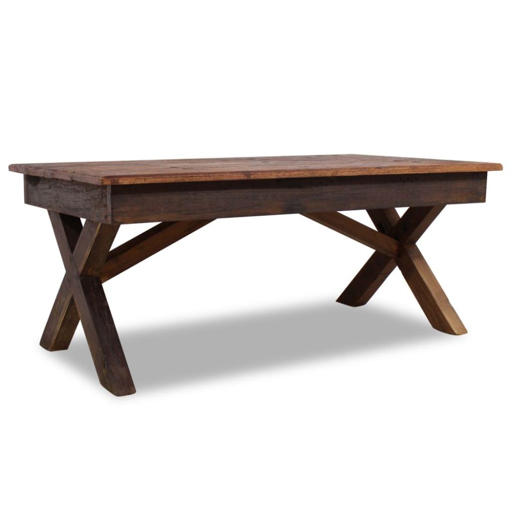 vidaXL Coffee Table Solid Reclaimed Wood 43.3