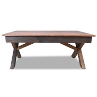 vidaXL Coffee Table Solid Reclaimed Wood 43.3