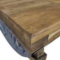 vidaXL Coffee Table Solid Reclaimed Wood 35.4