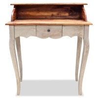 Vidaxl Writing Desk Solid Reclaimed Wood 31.5X15.7X36.2
