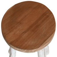 vidaXL Bar Stool Solid Teak Wood