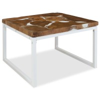 vidaXL Coffee Table Teak Resin 23.6