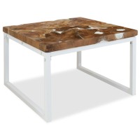 vidaXL Coffee Table Teak Resin 23.6