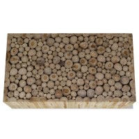 vidaXL Coffee Table Genuine Teak 35.4