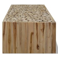 vidaXL Coffee Table Genuine Teak 35.4