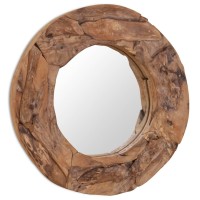 vidaXL Decorative Mirror Teak 23.6