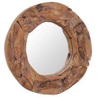 vidaXL Decorative Mirror Teak 23.6