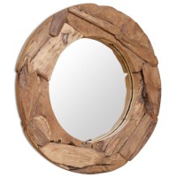 vidaXL Decorative Mirror Teak 31.4