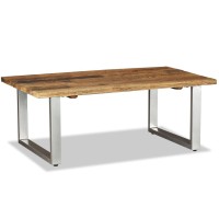 Vidaxl Coffee Table Solid Reclaimed Wood 39.4X23.6X15