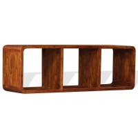 vidaXL TV Stand Solid Wood with Honey Finish 47.2