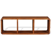 vidaXL TV Stand Solid Wood with Honey Finish 47.2