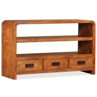 Vidaxl Tv Cabinet Solid Wood Acacia 35.4X11.8X21.6