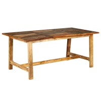 Vidaxl Dining Table Solid Reclaimed Wood 70.9