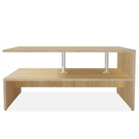 Vidaxl Coffee Table Engineered Wood 35.4X23.2X16.5 Oak