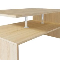 Vidaxl Coffee Table Engineered Wood 35.4X23.2X16.5 Oak