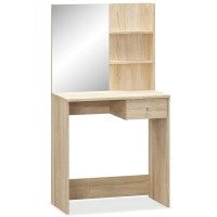 Vidaxl Dressing Table Engineered Wood 29.5X15.7X55.5 Oak